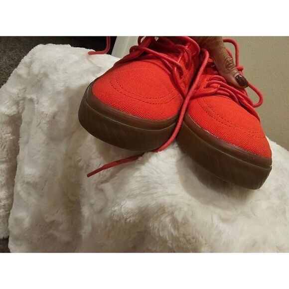Nike Zoom Stefan Janoski Red Canvas Sneakers Size 6 - Picture 12 of 12